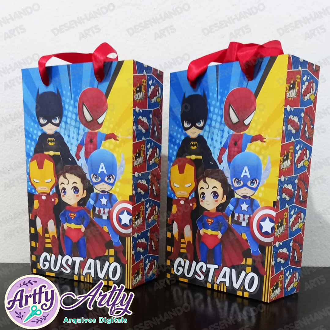Saquinho Super Heróis 1