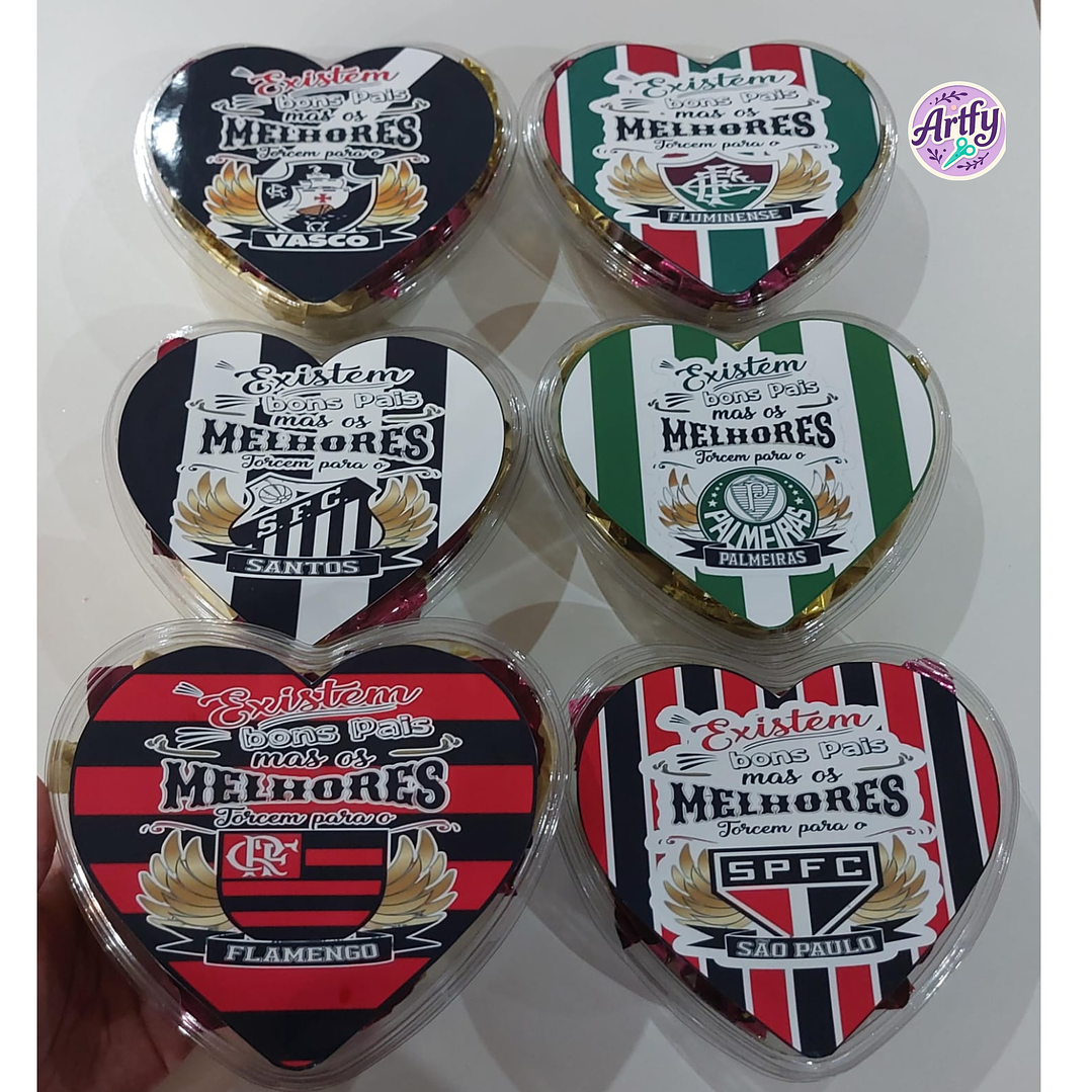 EMBALAGEM Coração Times 1