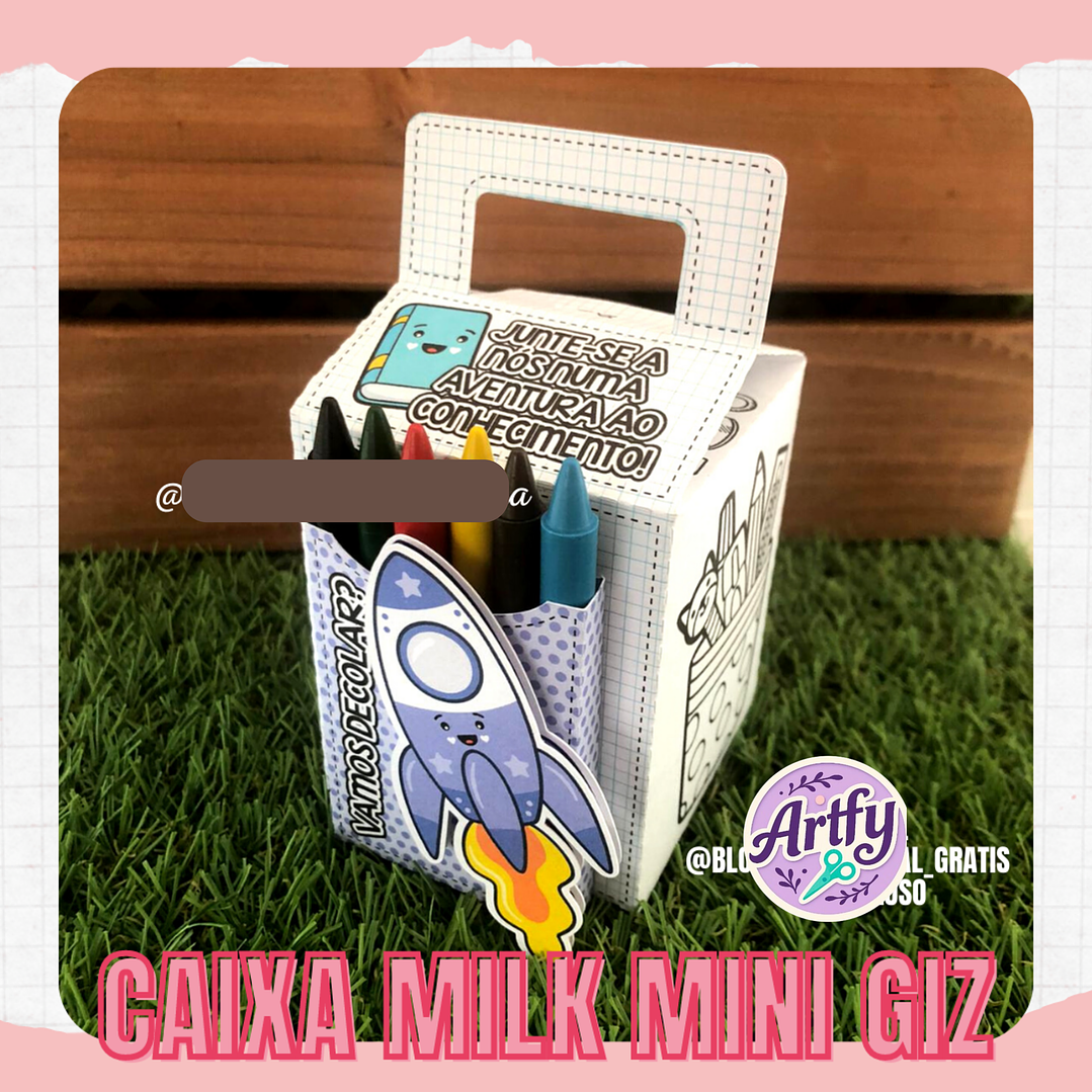 Caixa Milk Alça Mini Giz 2