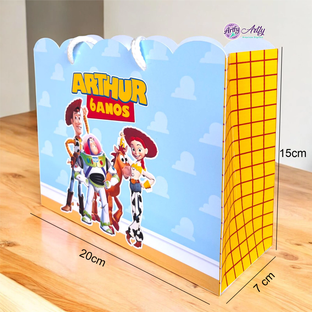 MOLDE SACOLINHA TOY STORY  1