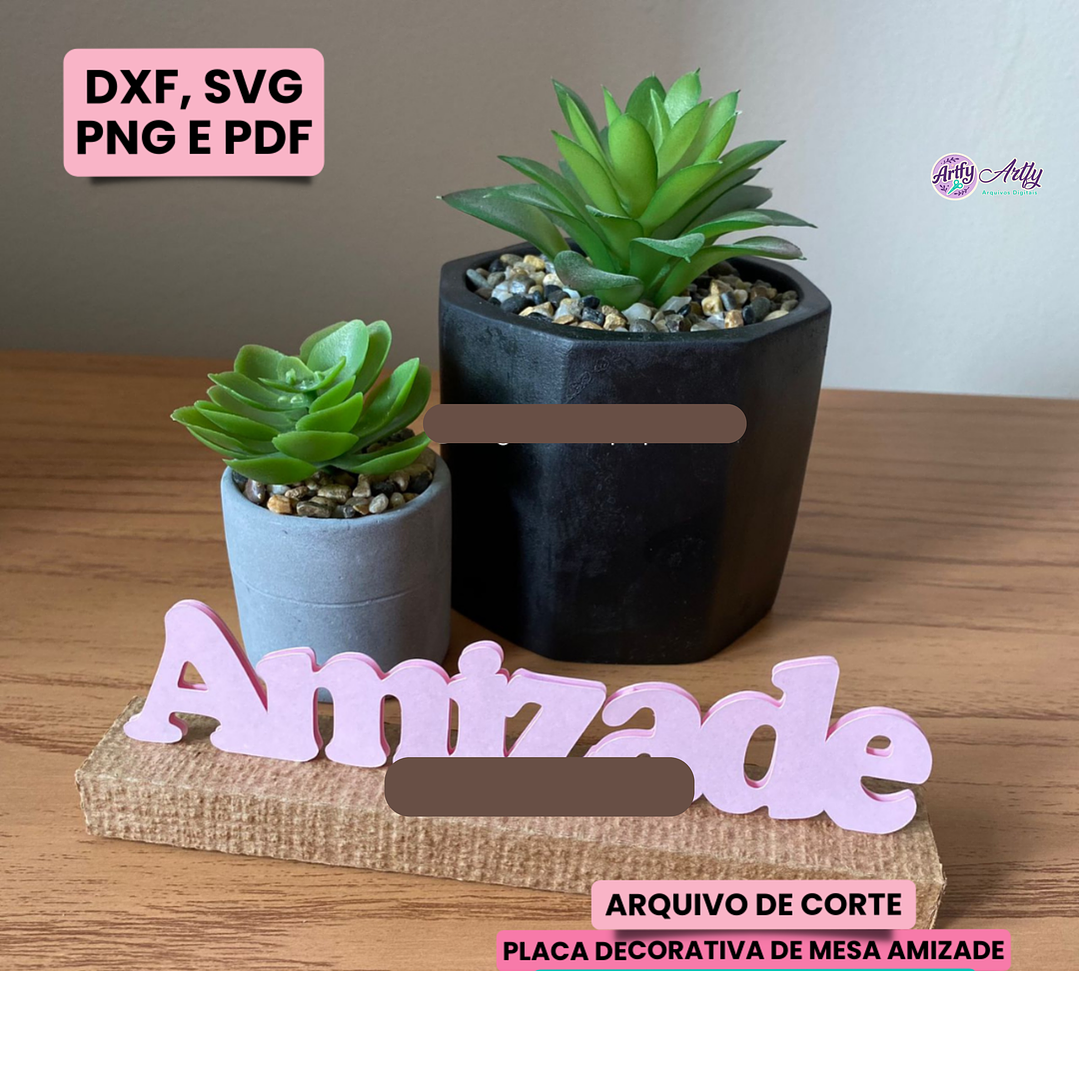 Placa Decorativa Amizade 1