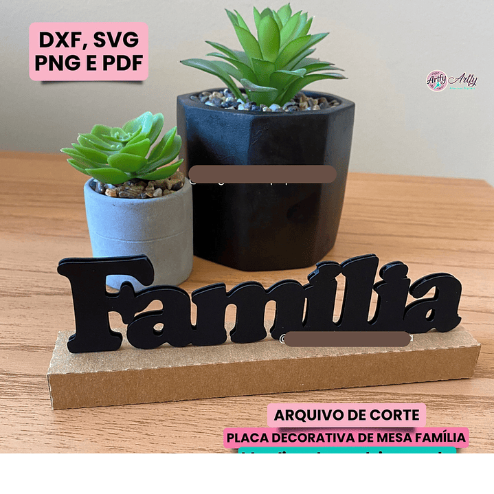 Placa Decorativa Família  1
