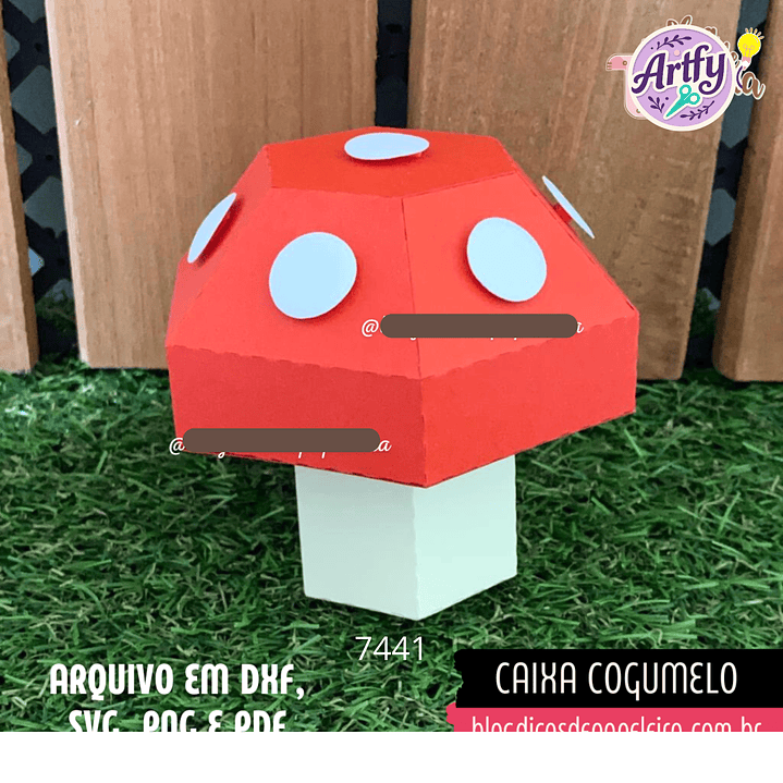 SUPER MARIO - Caixa Cogumelo 1