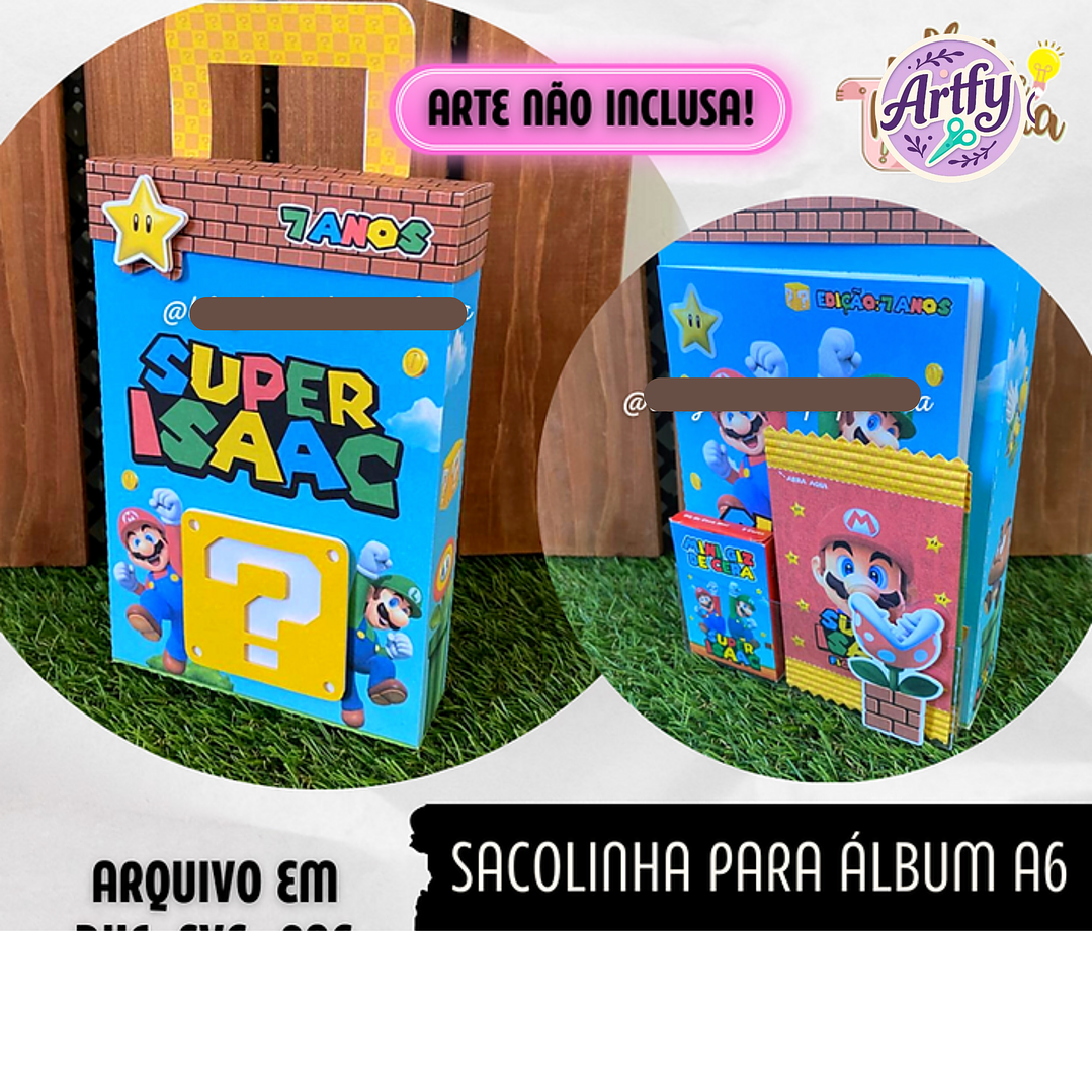 SUPER MARIO - Sacolinha Álbum  1