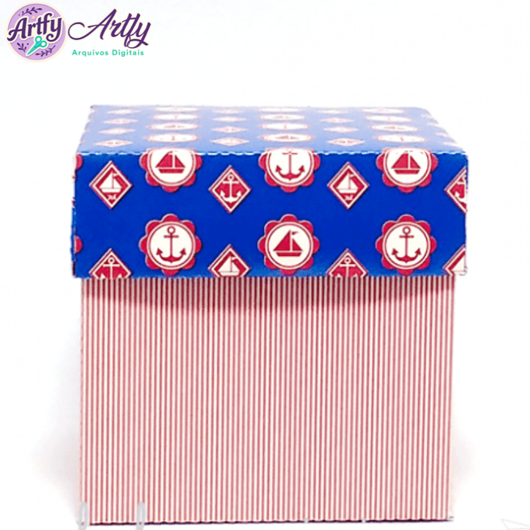 Caixa Cubo com Tampa 1