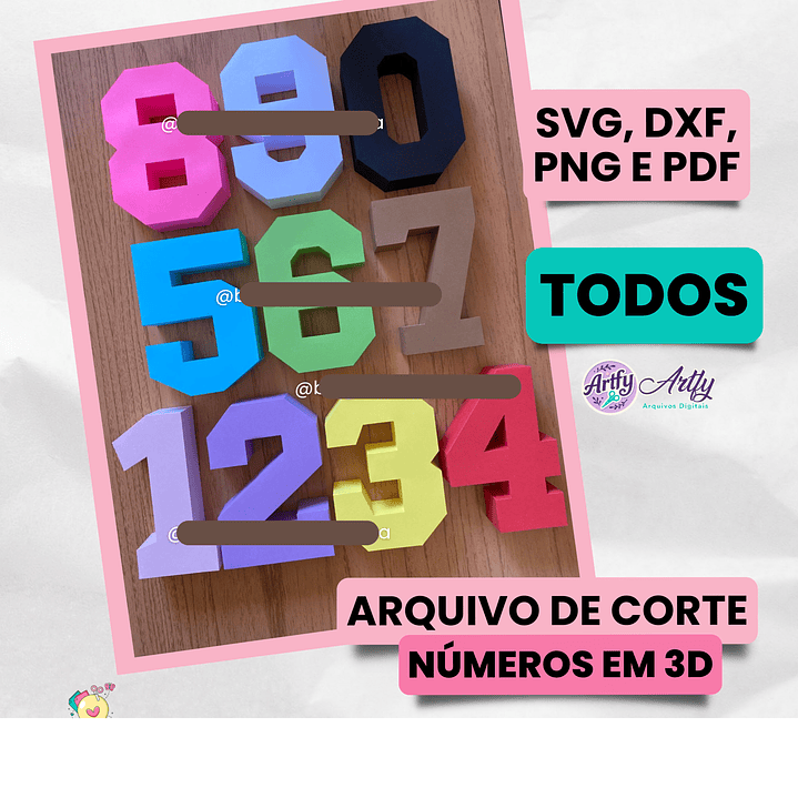  Números 3D 1