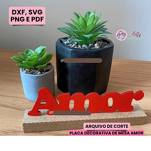 Placa Decorativa Amor
