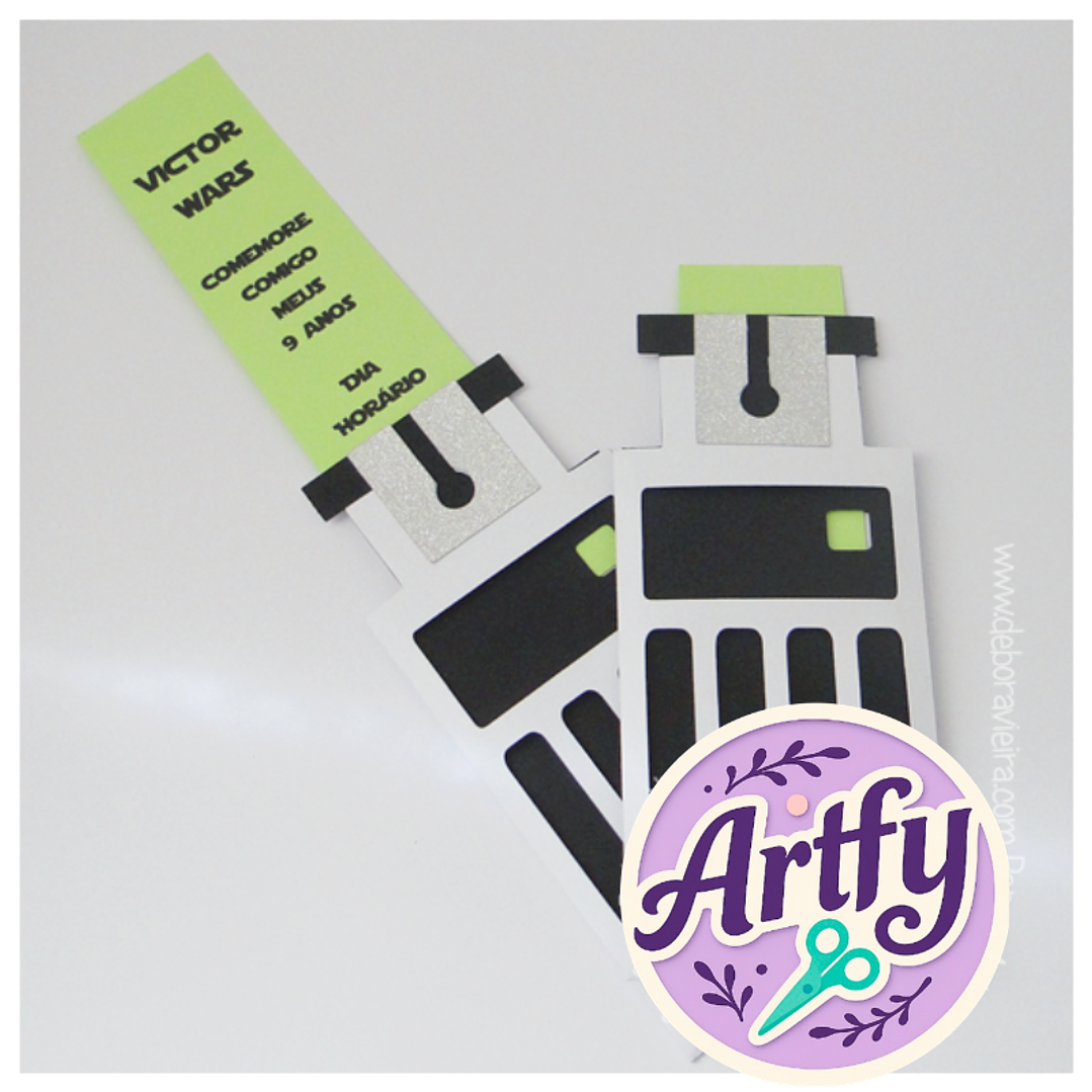 Convite Sabre de Luz 1