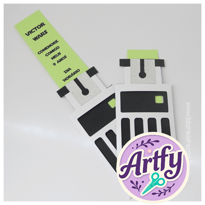 Convite Sabre de Luz 1