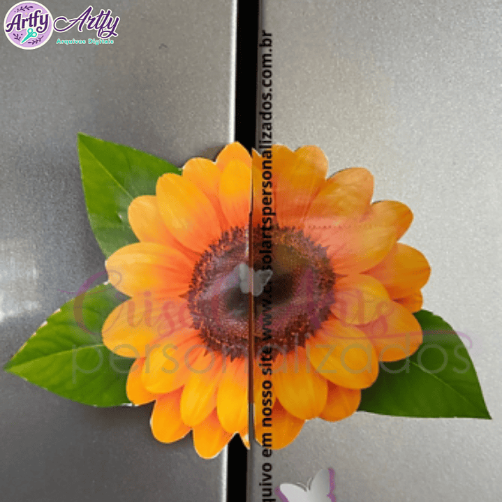 Card Carro Girassol 1