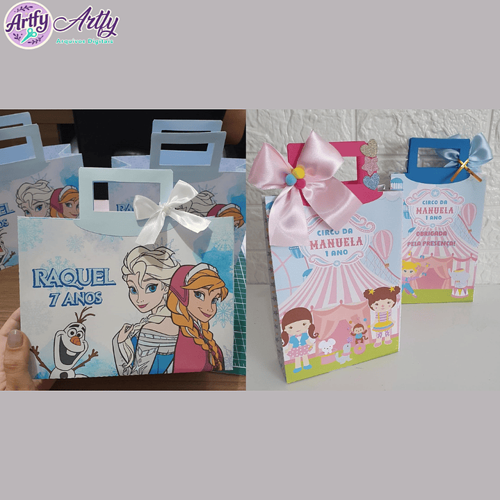 Kit de Sacolinhas Horizontal e Vertical 1