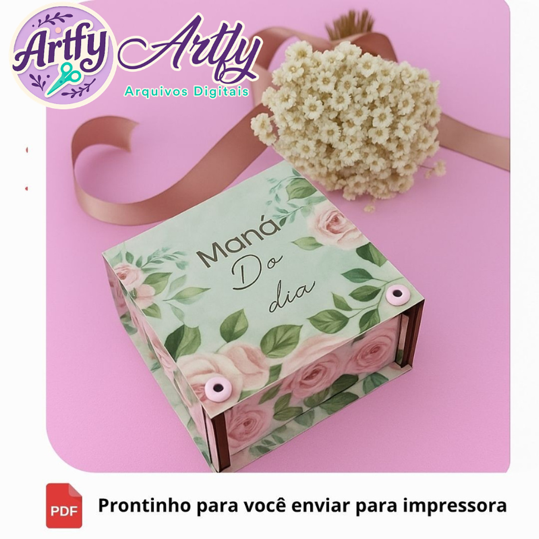 Maná Diário - Devocional com Cartões Cristãos e Caixa Presenteável 1