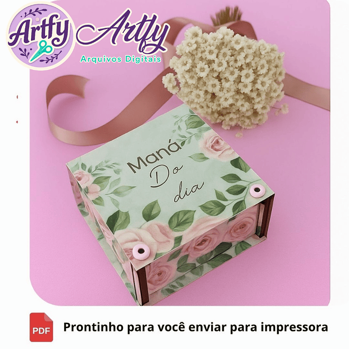 Maná Diário - Devocional com Cartões Cristãos e Caixa Presenteável 1