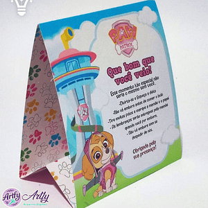 Placa de Mesa Rapzunel