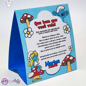 Placa de Mesa Sky Patrulha Canina 