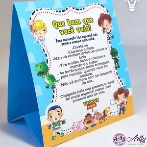 Placa de Mesa Smurfs