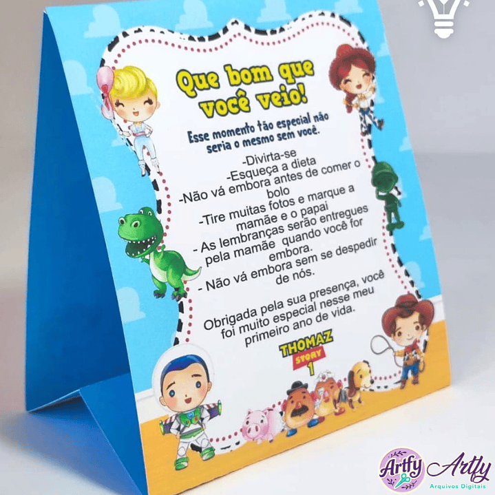 Placa de Mesa Smurfs 1