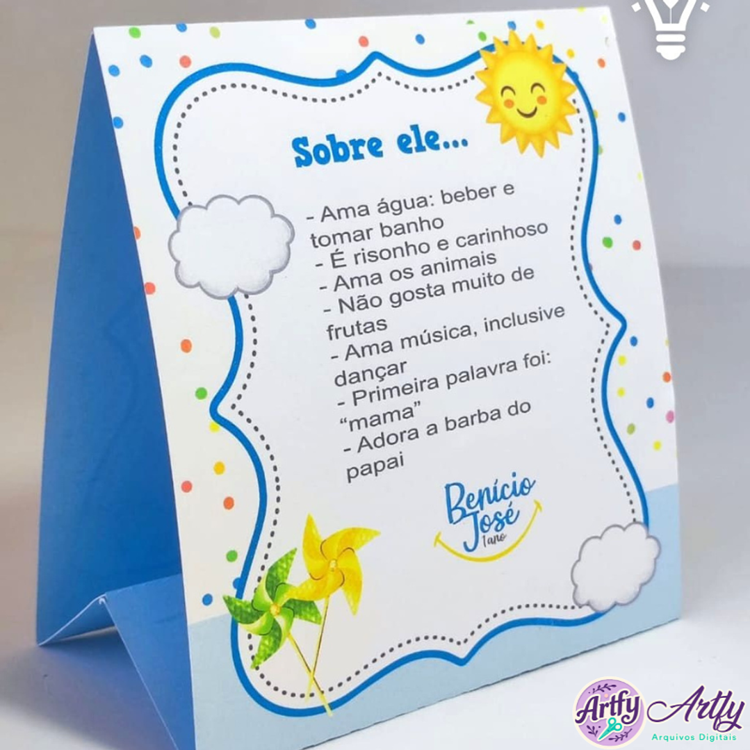 Placa de Mesa Toy Story 1