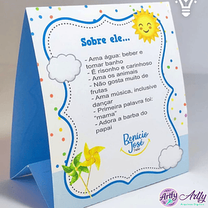 Placa de Mesa Toy Story