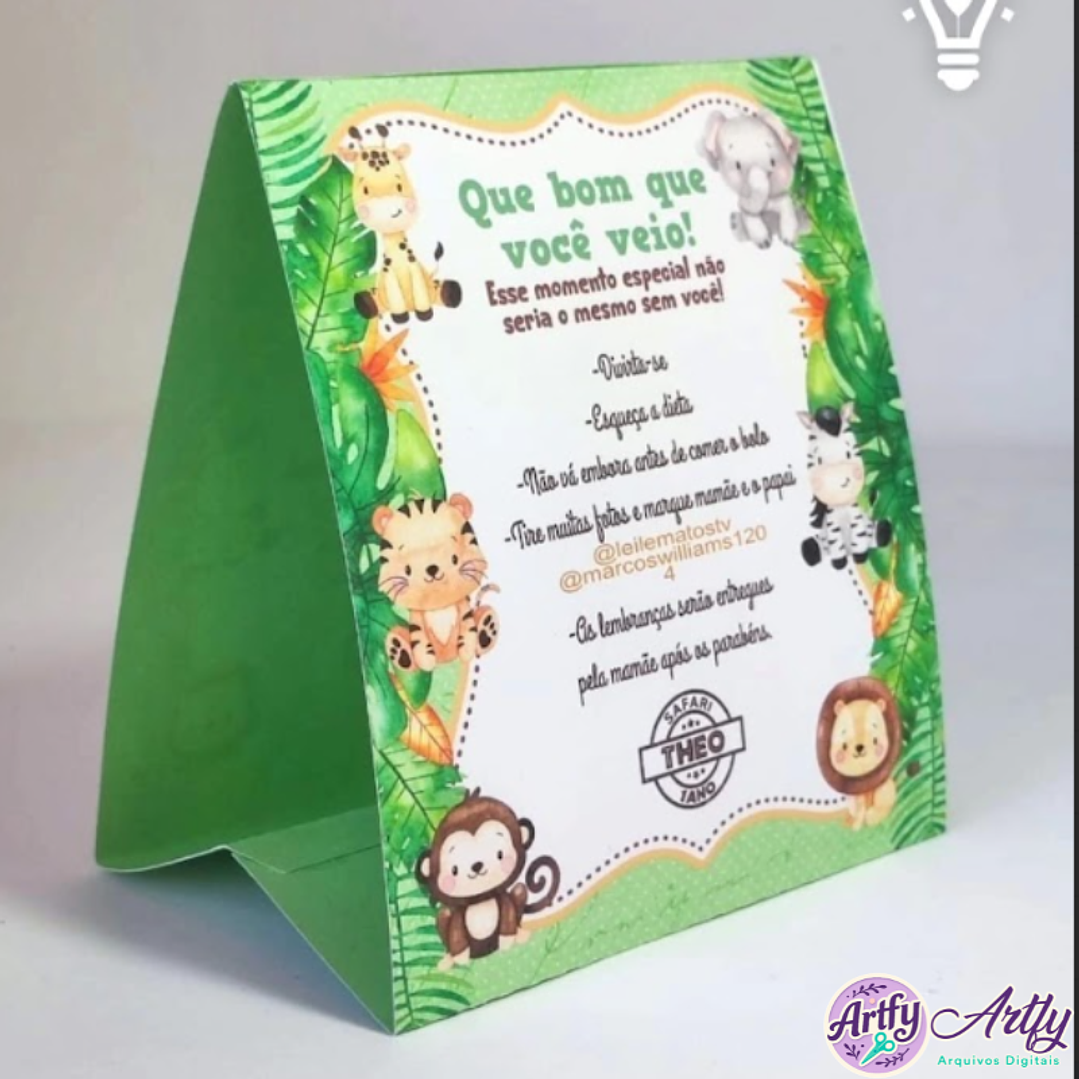 Placas de Mesa Mário 1