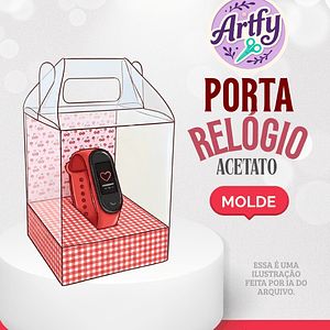 Caixa Relógio com Base