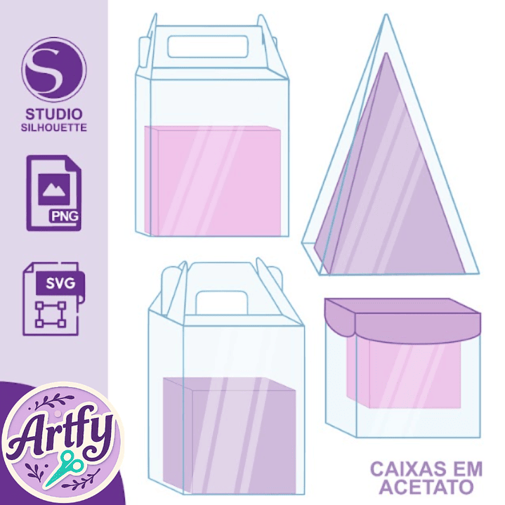 Caixas em Acetato 1