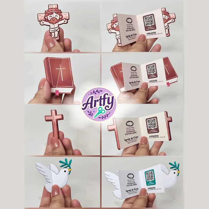 Card Retrovisor Cristão 1