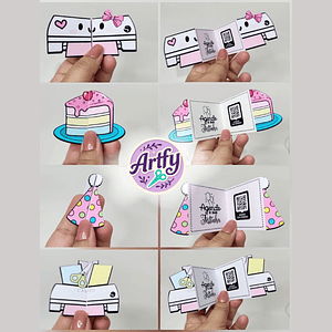 Card Retrovisor Papelaria