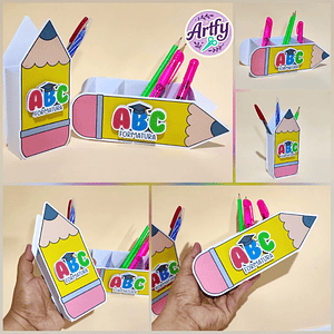 Centro de Mesa ABC Lápis