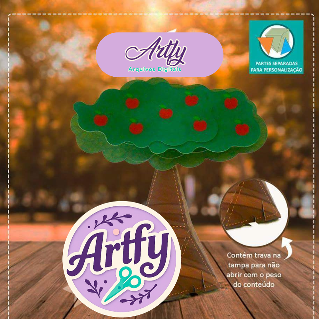 Caixa Cone 8 Faces 1