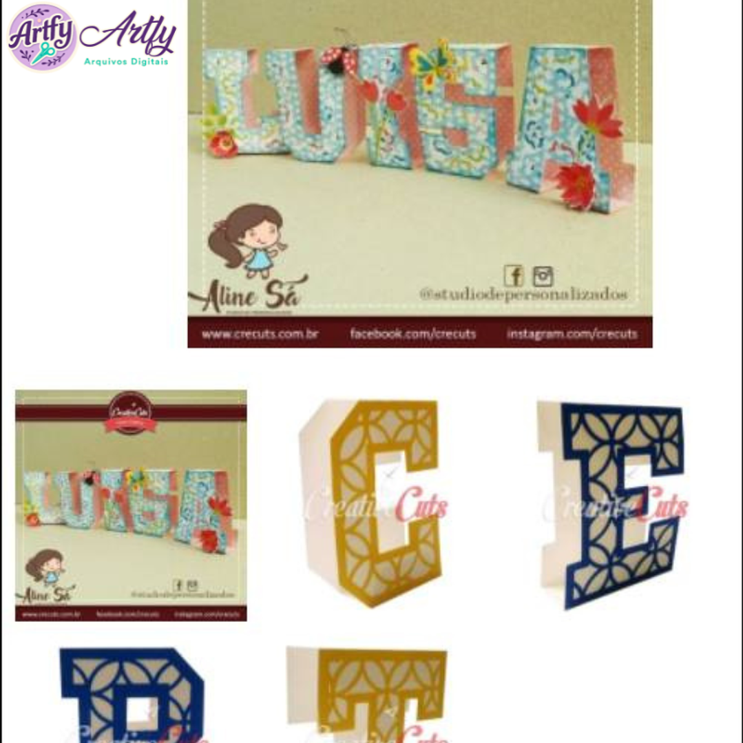 Máscaras para o Alfabeto 1