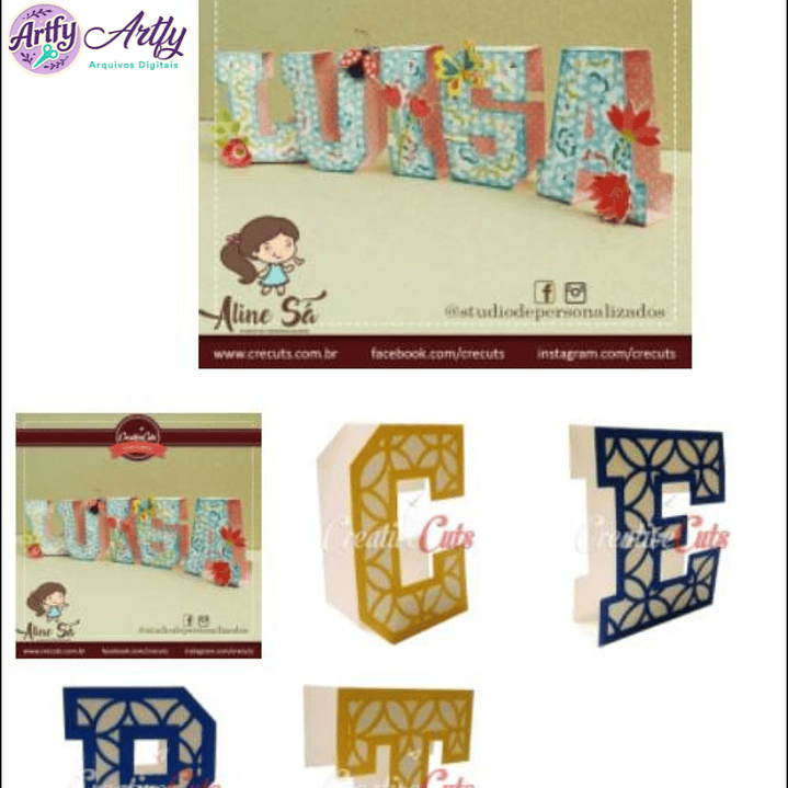 Máscaras para o Alfabeto 1