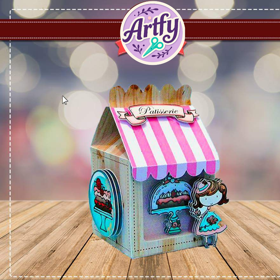 Caixa Milk com janela 1