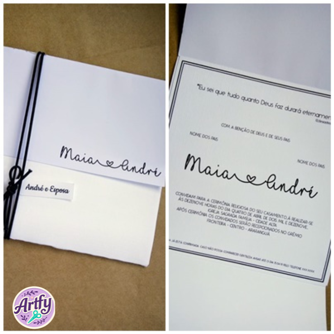 Convite Casamento 8 1