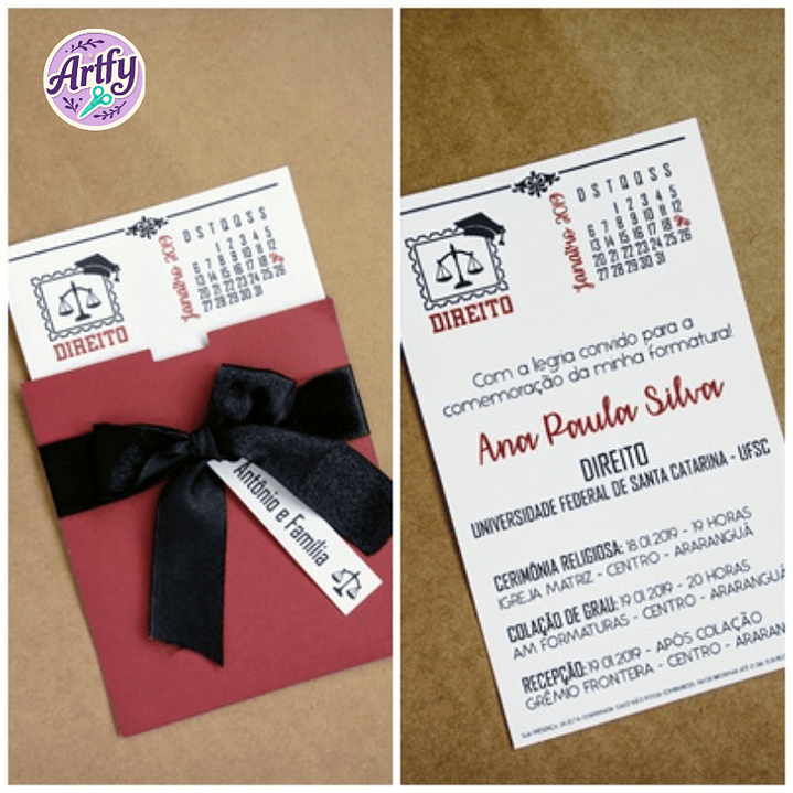 Convite Formatura - Engenharia Química 1