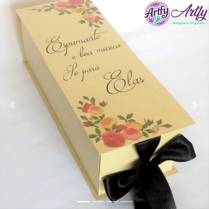 Arquivo de corte caixa convite para taça 1