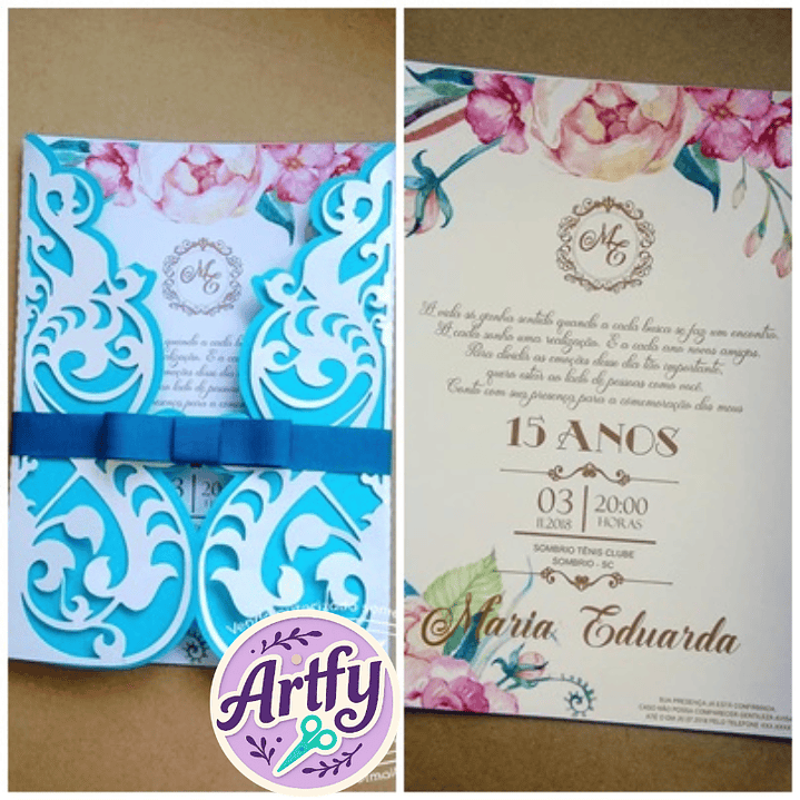 Convite 15 anos 2 1