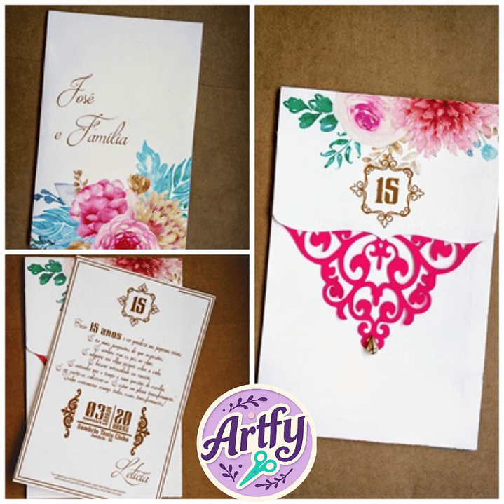 Convite 15 anos 3 1