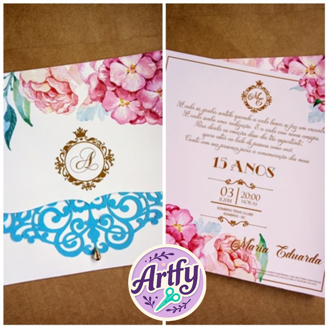 Convite 15 anos 4 1