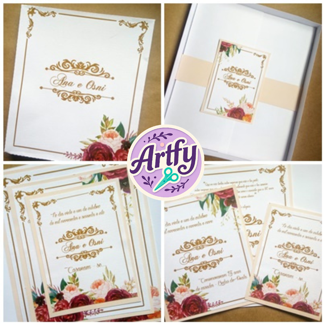 Convite Bodas de ouro 1 1