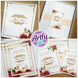 Convite Bodas de ouro 1