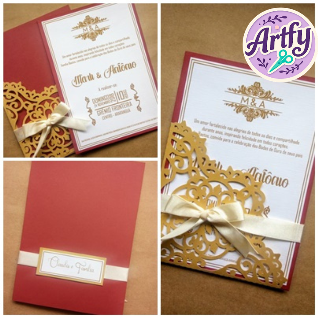 Convite Bodas de ouro 2 1