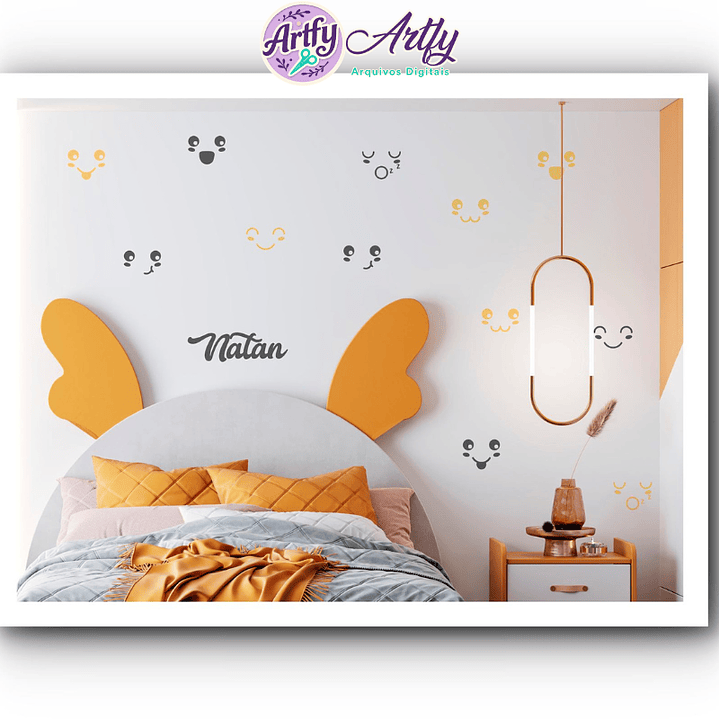 Kit Emoji - Decoração de parede 1