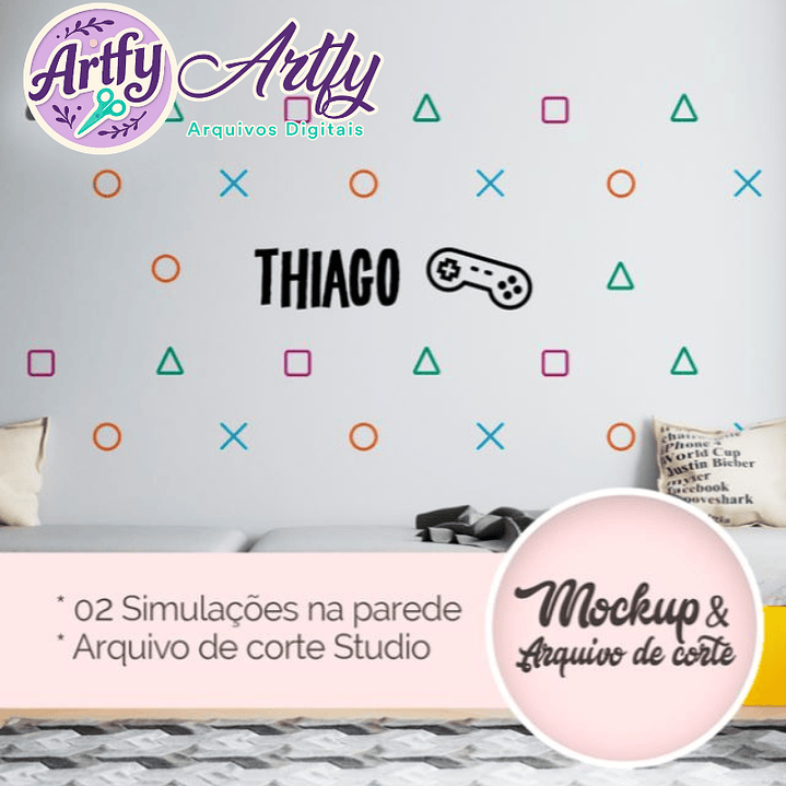 Kit Games - Decoração de parede 1