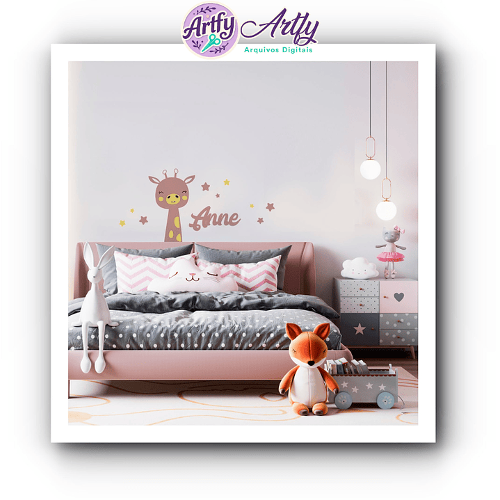 Kit Girafa - Decoração de parede 1