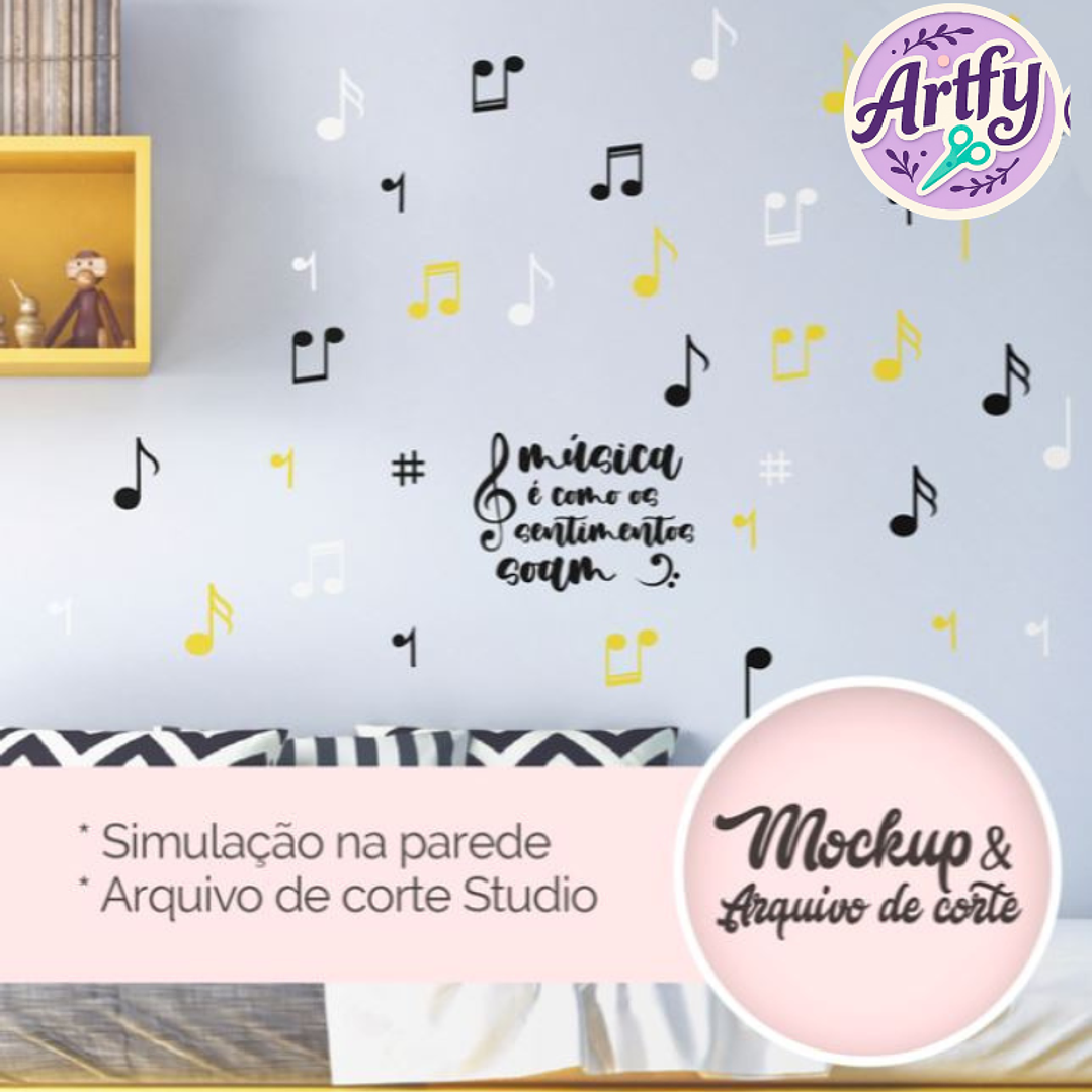 Kit Música - Decoração de parede 1
