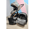 Coche con silla para carro Ref Santino- Gris