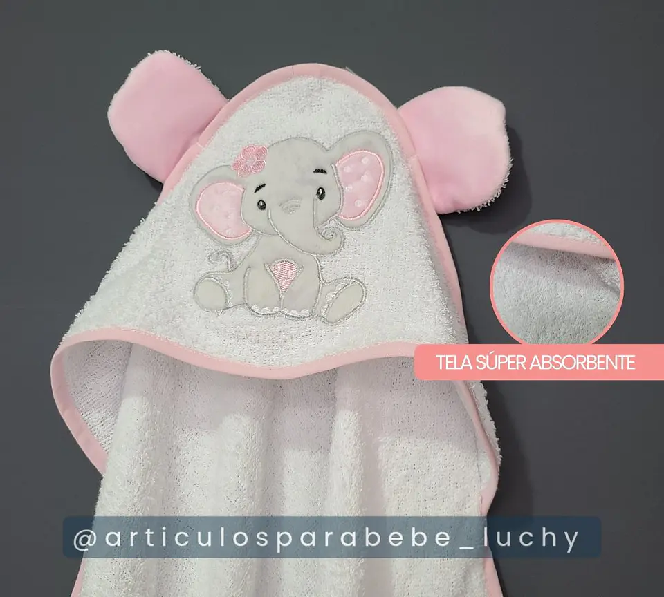 Toalla  para Bebé Doble Secado 7