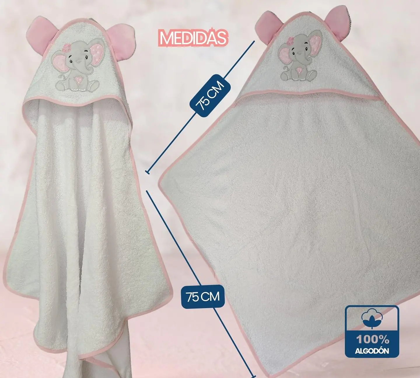 Toalla  para Bebé Doble Secado 9