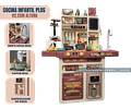 Cocina Infantil PLUS 87 Piezas